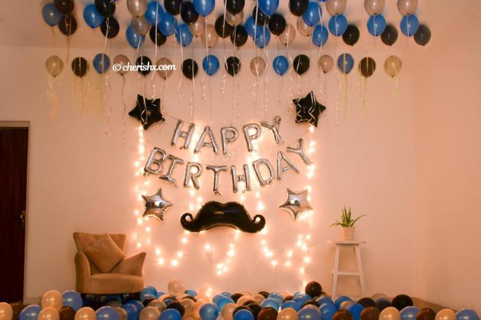 How to make birthday decoration at home