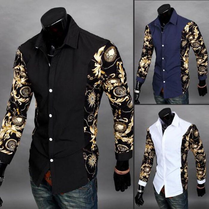 Mens designer dress shirts online