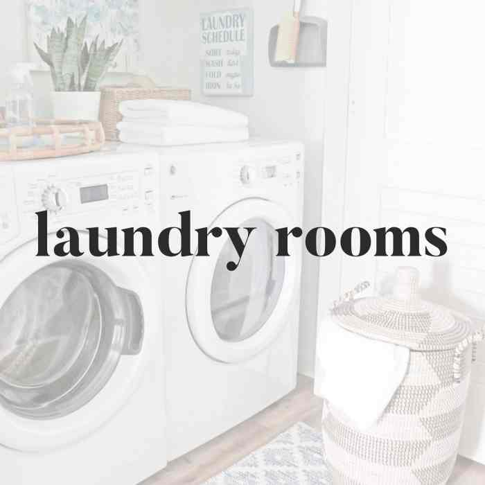 How to decorate my laundry room