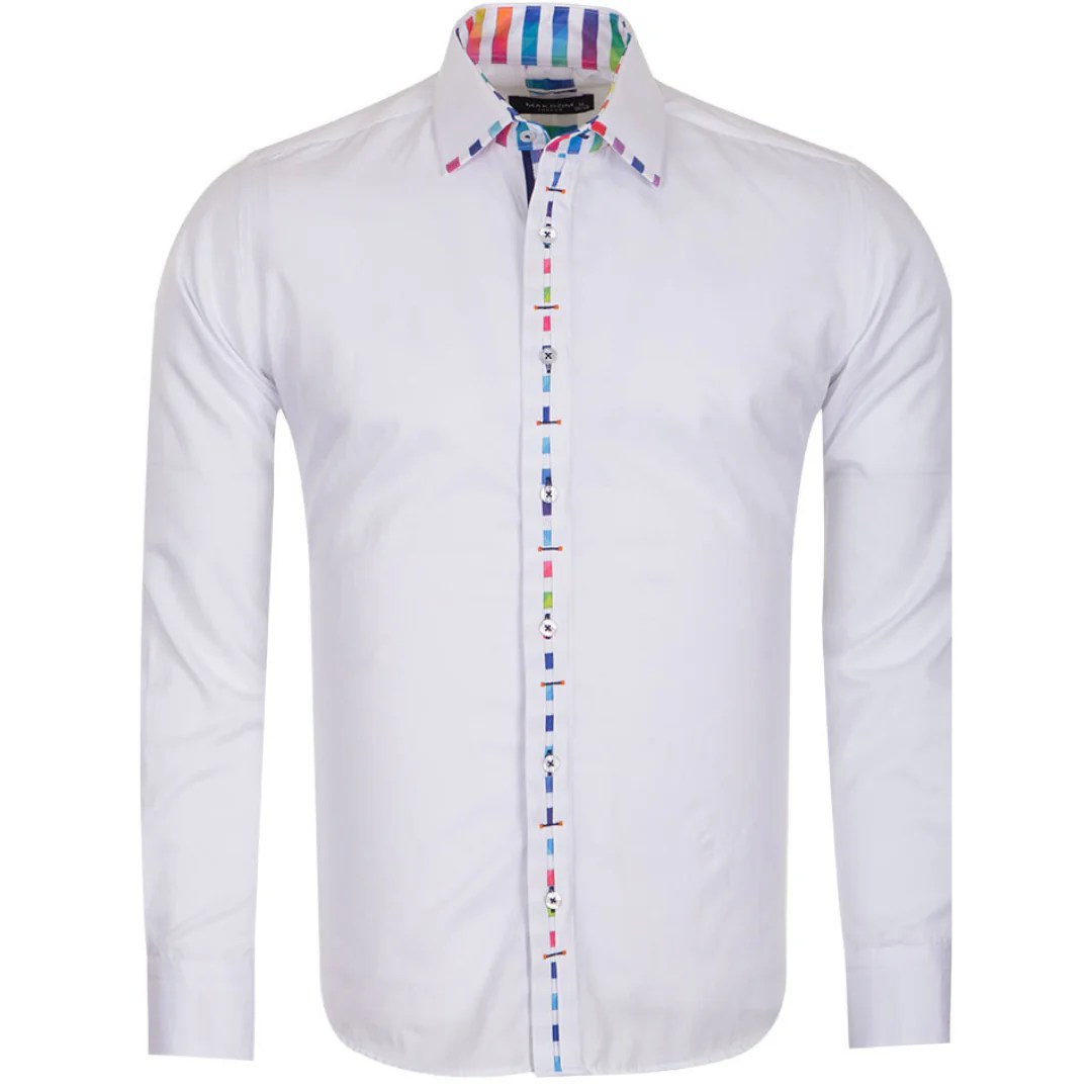 Mens white dress shirt for wedding